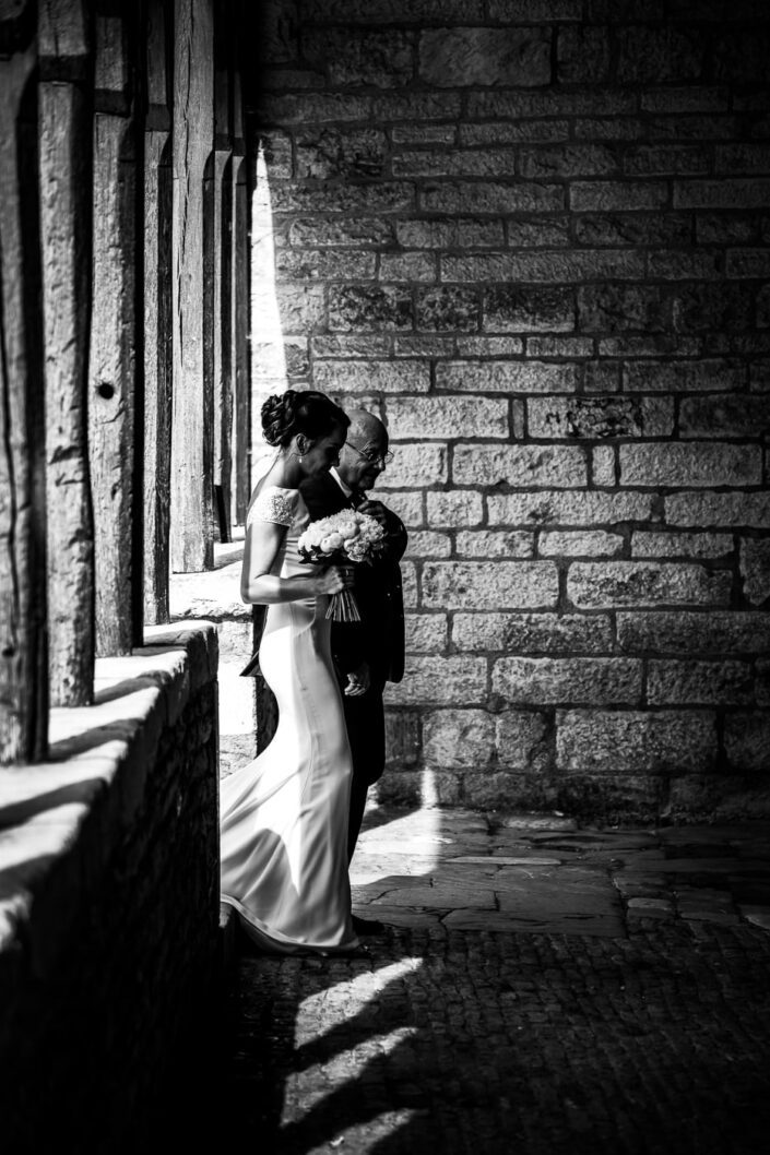 photo noir et blanc photographe mariage