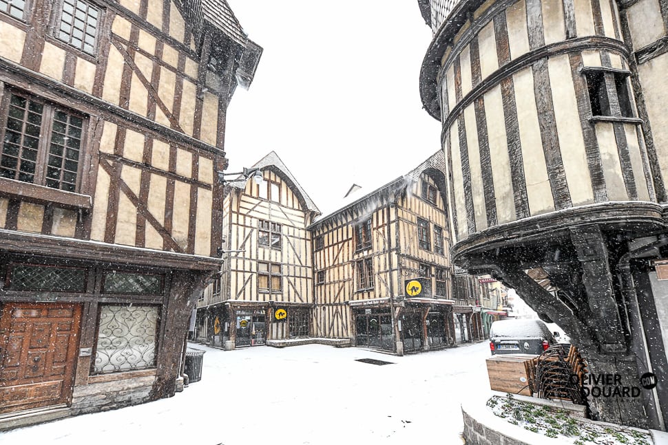 La tourelle de Troyes photo neige