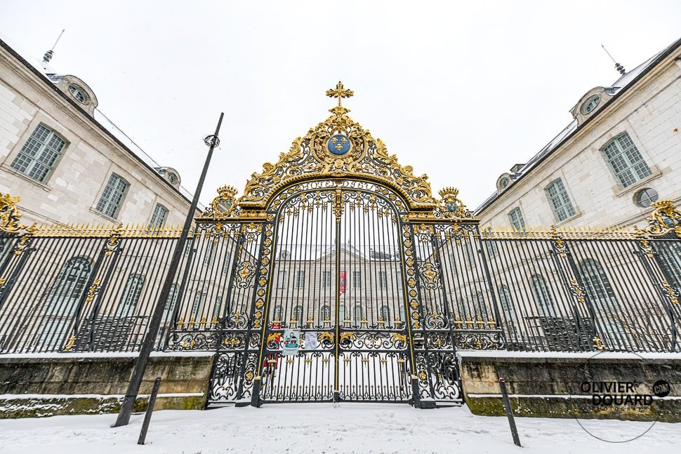 hotel dieu à Troyes neige