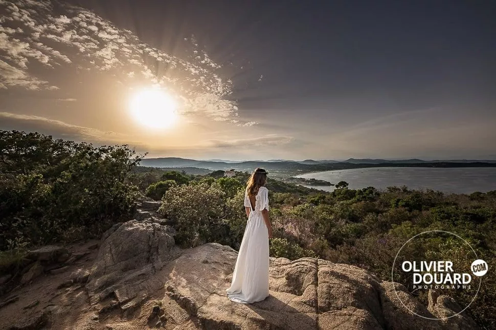 Photo de mariage originale Saint Tropez