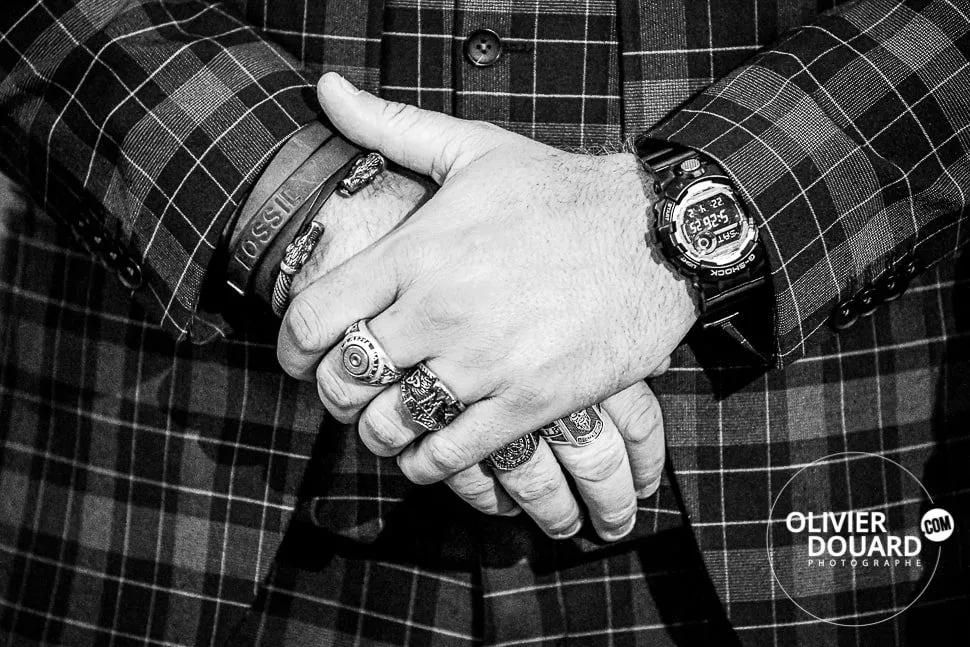 photo noir et blanc mariage rock n roll