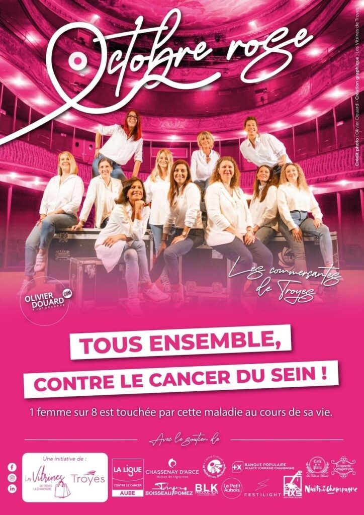 Affiche octobre rose 2024 photographe Olivier Douard